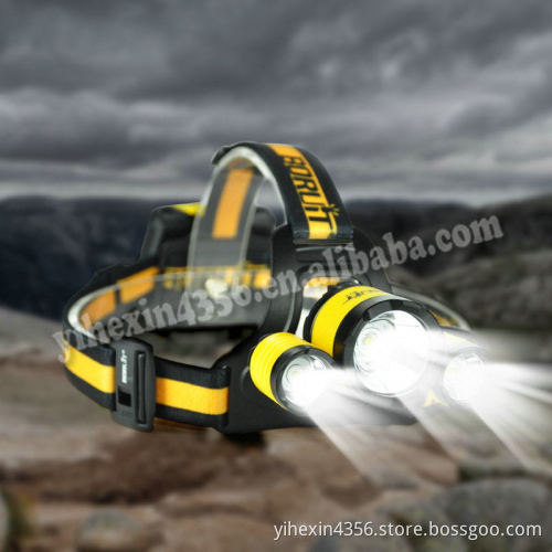 Boruit B17 High Powerful 4pcs AA battery Aluminum Alloy LED Headlamp